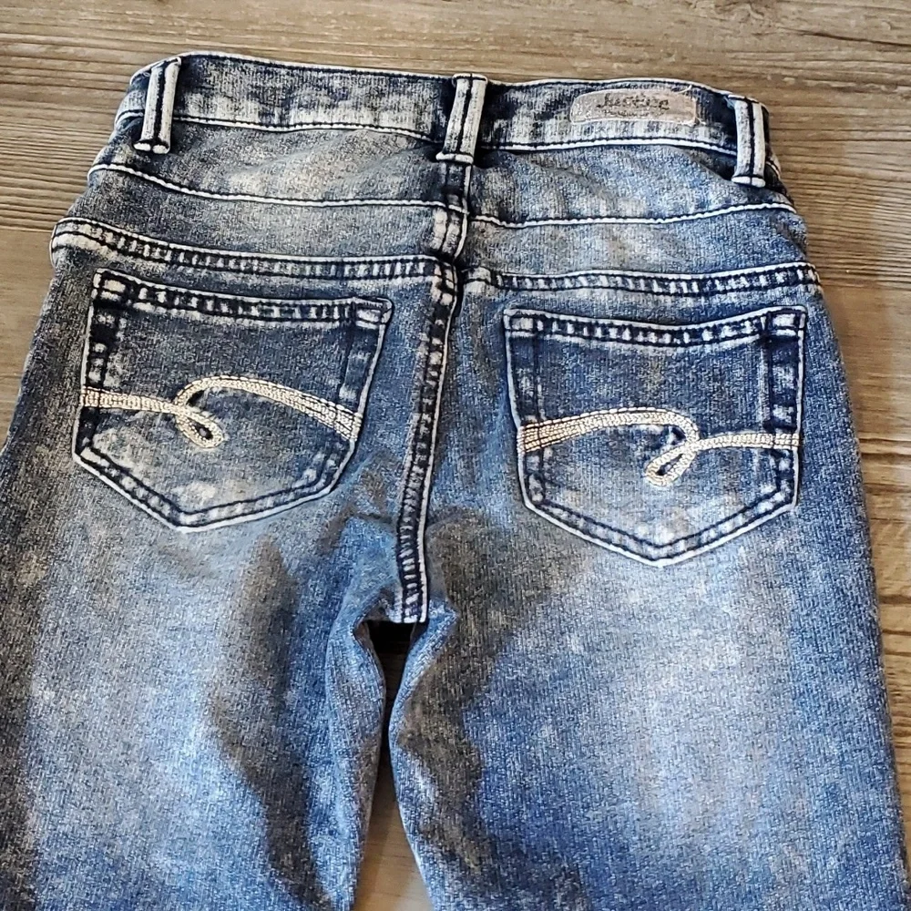 Justice Premier Stonewashed Jeans Size 8